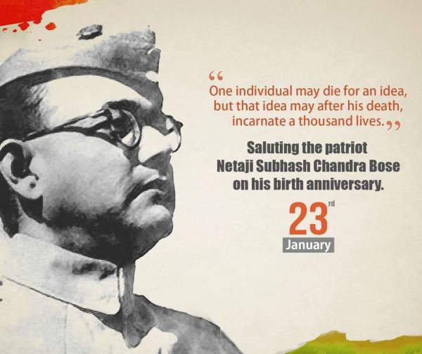 netaji subhash chandra bose jayanti quotes, messages, images, status