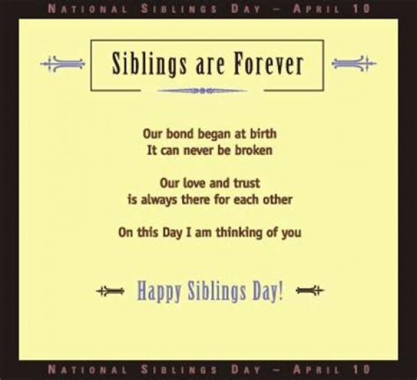 national siblings day quotes, wishes, images brother sister messages